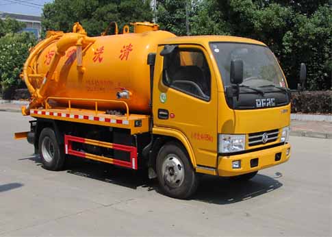 東風(fēng)小多利卡藍牌一體罐清洗吸污車